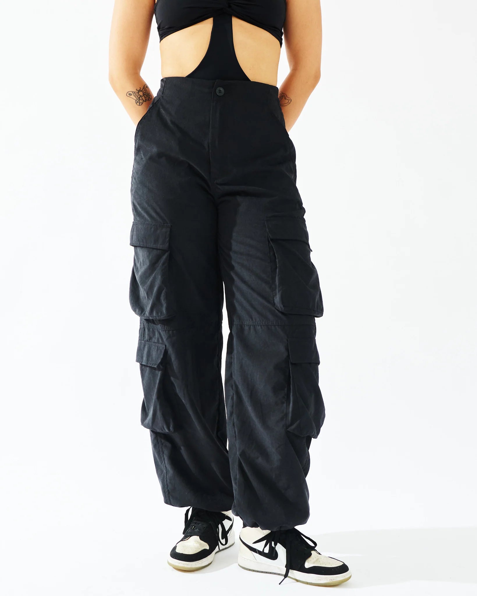 Black Parachute Pants