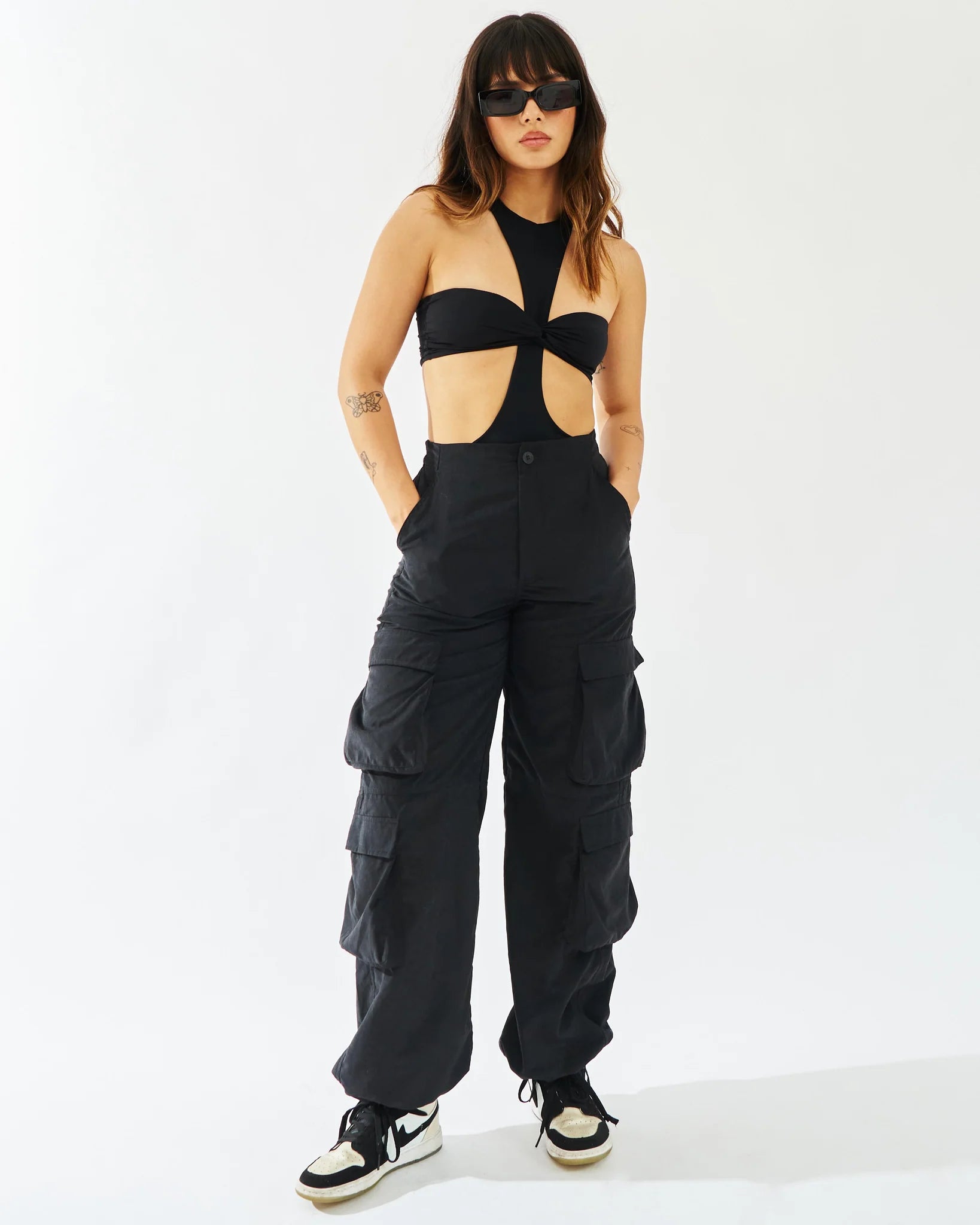 Black Parachute Pants