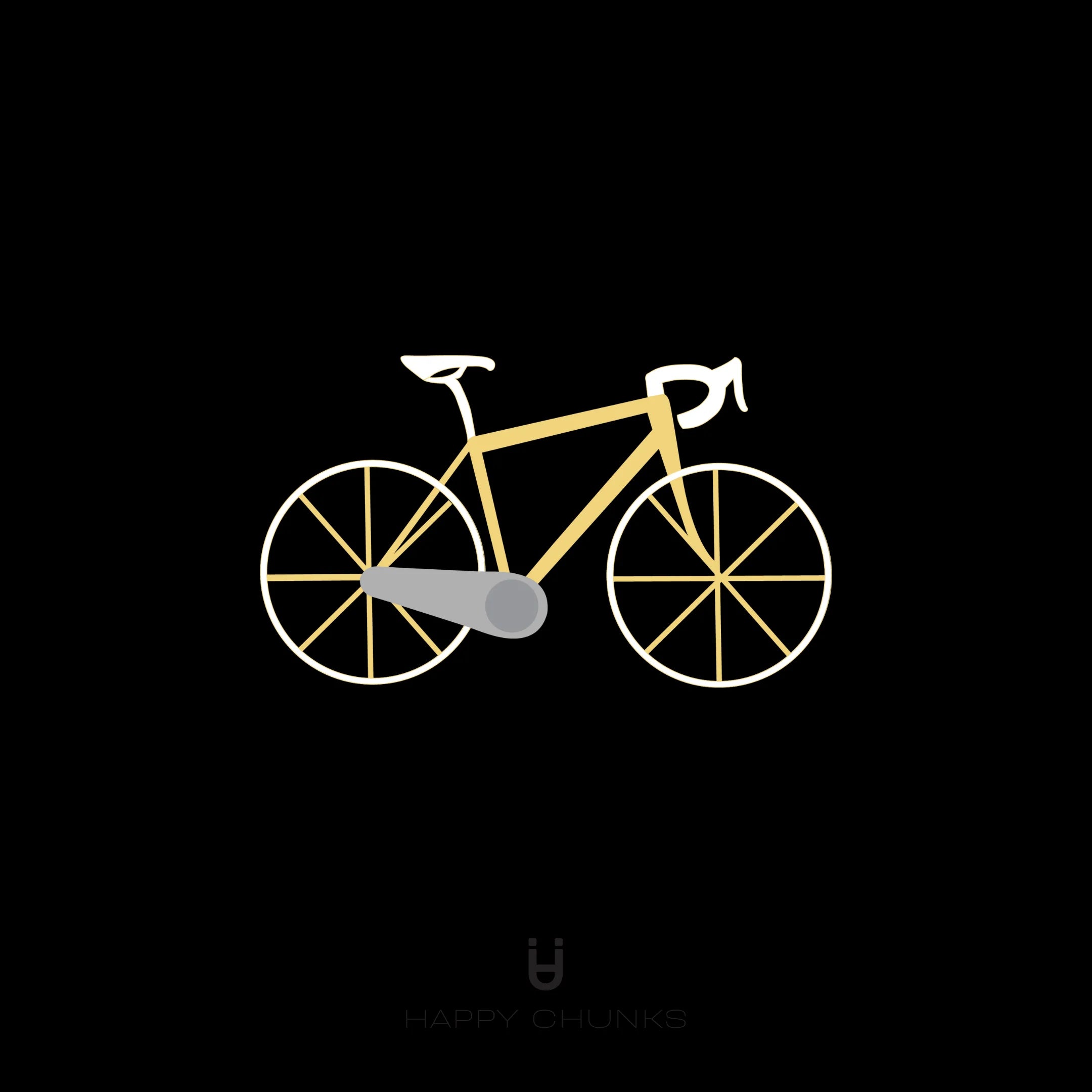 Yellow Bici Tee